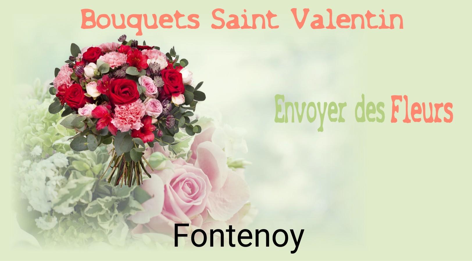 Roses de Saint-Valentin livrées à Fontenoy